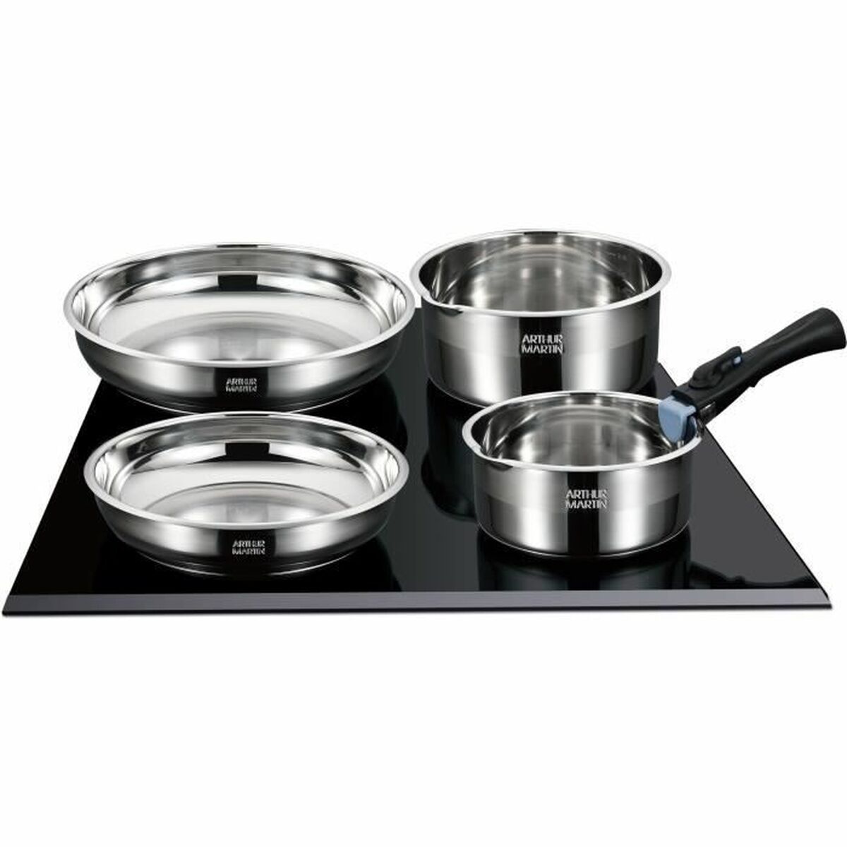 Cookware Arthur Martin Steel 10 Pieces